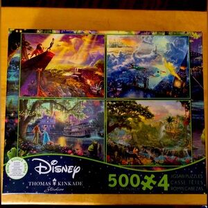 Disney Thomas Kinkade puzzles